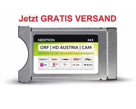ORF I HD Austria I CAM mit integrierter Entschlüsselung für ORF und HD Austria inkl. TV-Streaming-App